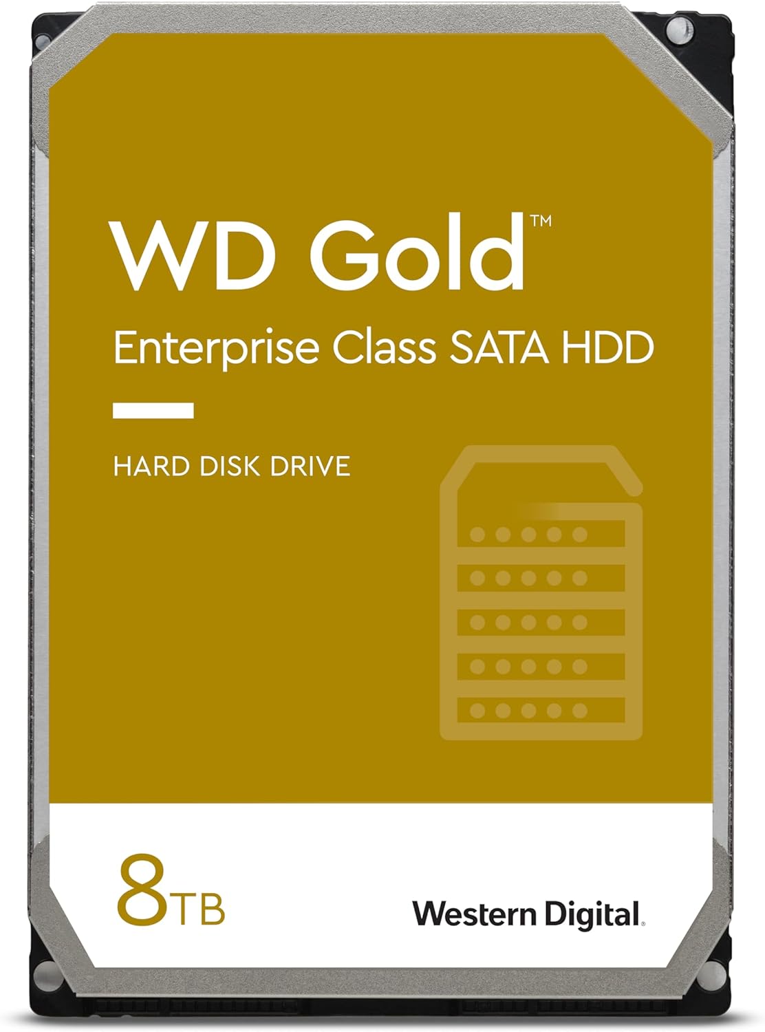 Western Digital Gold 8TB 3.5" Enterprise Class SATA 6 Gb/s HDD 7200 RPM Cache Size  256MB 5-Year Limited Warranty