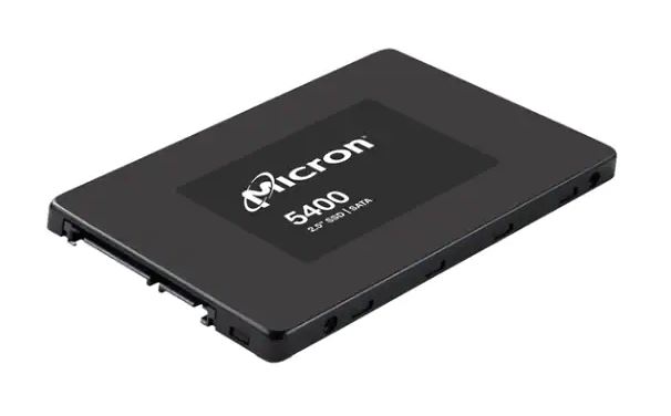 Micron 5400 PRO 3.84TB 2.5" SATA EnterpriseSSD 540R/520W MB/s 95K/33K IOPS 17520TBW 1.5DWPD 3M hrs MTTF AES 256-bit encryption Server Data Centre 5yrs