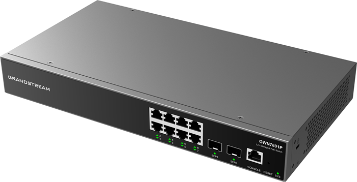 Enterprise Layer 2+ Managed Network Switch - 8 Ethernet Ports