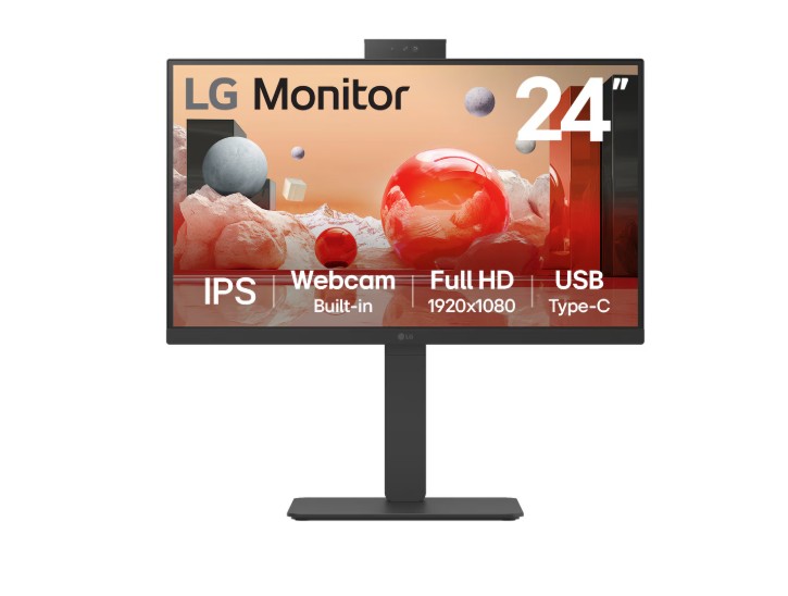 LG 24" IPS FHD Webcam