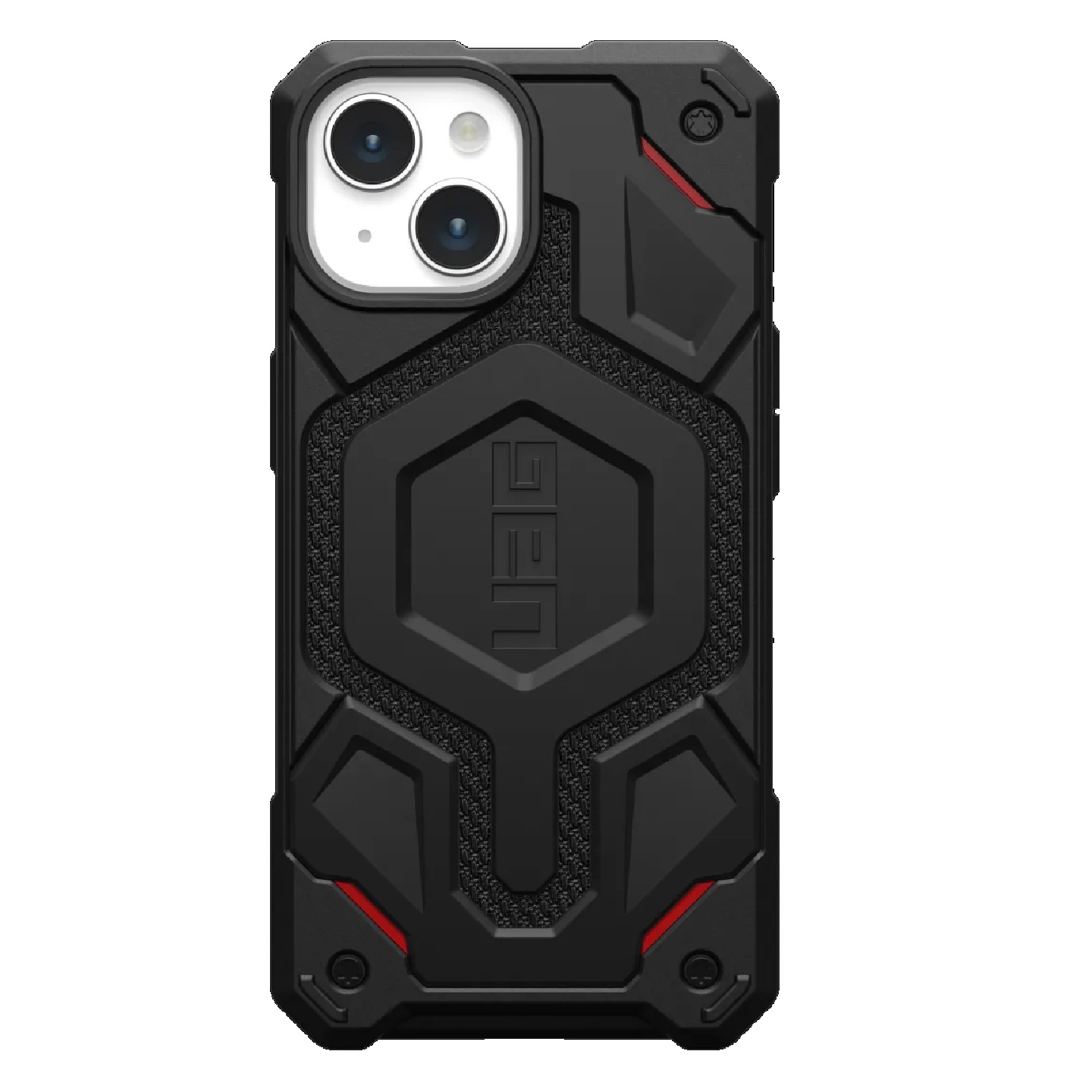 UAG Monarch Pro Kevlar MagSafe Apple iPhone 15 (6.1") Rugged Case - Kevlar Black (114219113940)