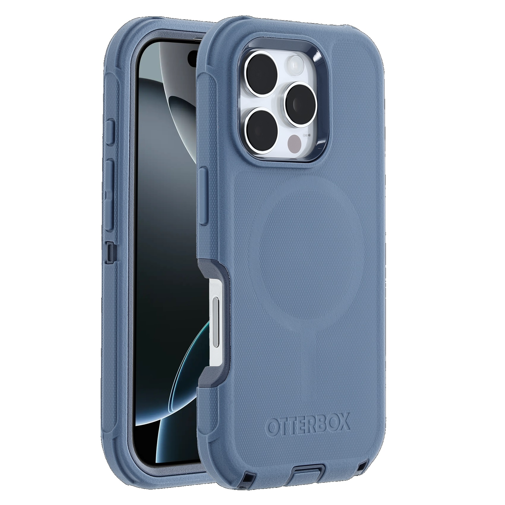 OtterBox Defender MagSafe Apple iPhone 16 Pro Max (6.9") Case Baby Blue Jeans-(77-95985)