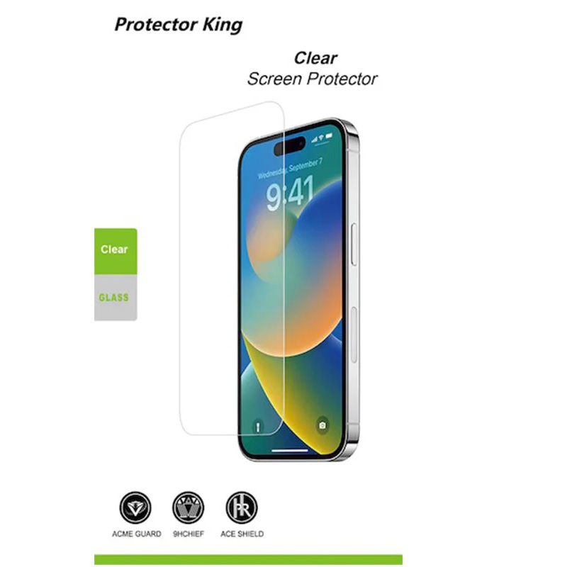 Protector King Samsung Galaxy A16 Tempered Glass Screen Protector Clear