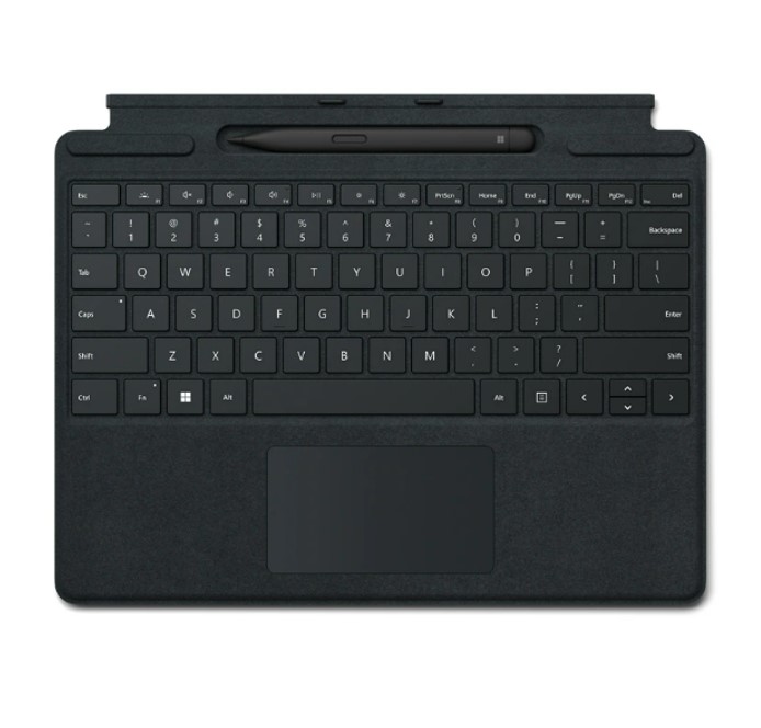 Microsoft Surface Pro 8/9/X/10/11 Business Signature Mechanical  Backlit Key Large Type cover Keyboard Black with Slim Pen