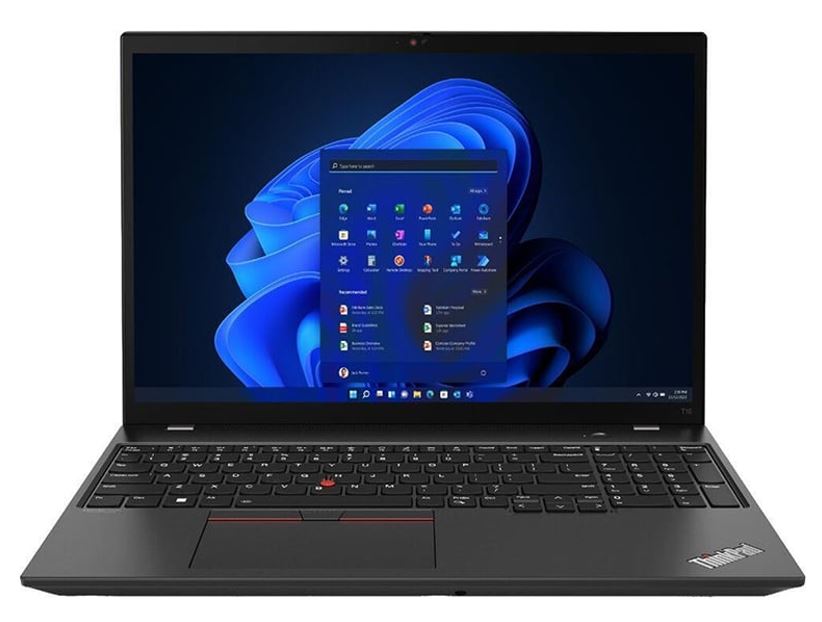 LENOVO ThinkPad T16 G2 16" WUXGA IR webcam Intel i5-1335U 16GB 256GB SSD Windows 11 PRO Iris Xe Graphics WIFI6E 2xThunderbolt Fingerprint 3yr OS wty 1.6kg