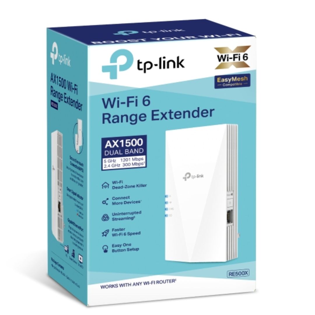 TP-Link RE815XE AXE5400 Mesh Wi-Fi 6E Range Extender