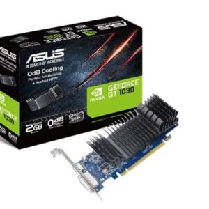 ASUS nVidia GeForce GT1030-SL-2G-BRK 2GB GDDR5 Low Profile Graphics Card with Bracket For Silent HTPC Build (With I/O Port Brackets) – ASUS VCA-GT1030-SL-2G-BRK PCI-E nVidia Chipset Product Image