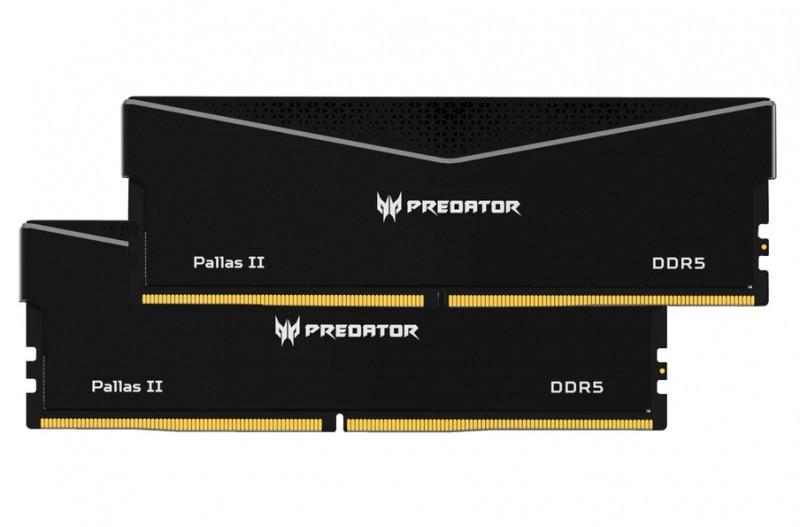 PREDATOR PALLASII DDR5 32GB Black 16GBx2 6000Mhz 1R8 CL32 Black Supports Intel XMP 3.0 and AMD EXPO