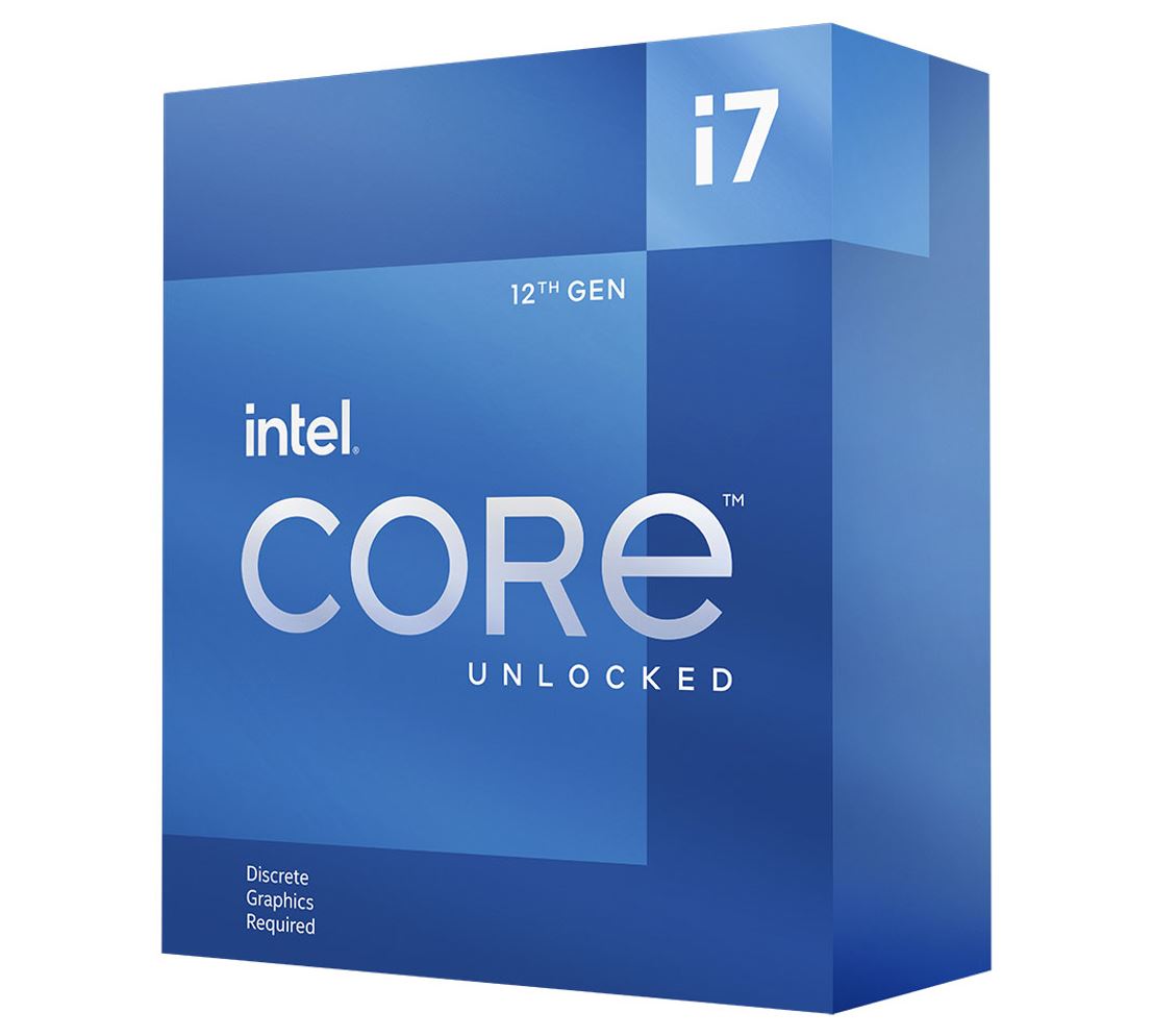 Intel i7-12700KF CPU 3.6GHz (5.0GHz Turbo) 12th Gen LGA1700 12-Cores 20-Threads 25MB 125W Graphic Card Required Unlocked Retail Box Alder Lake