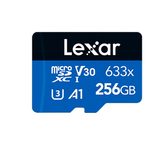 Lexar High-Performance 633x microSDHC/microSDXC UHS-I 256GB – C10