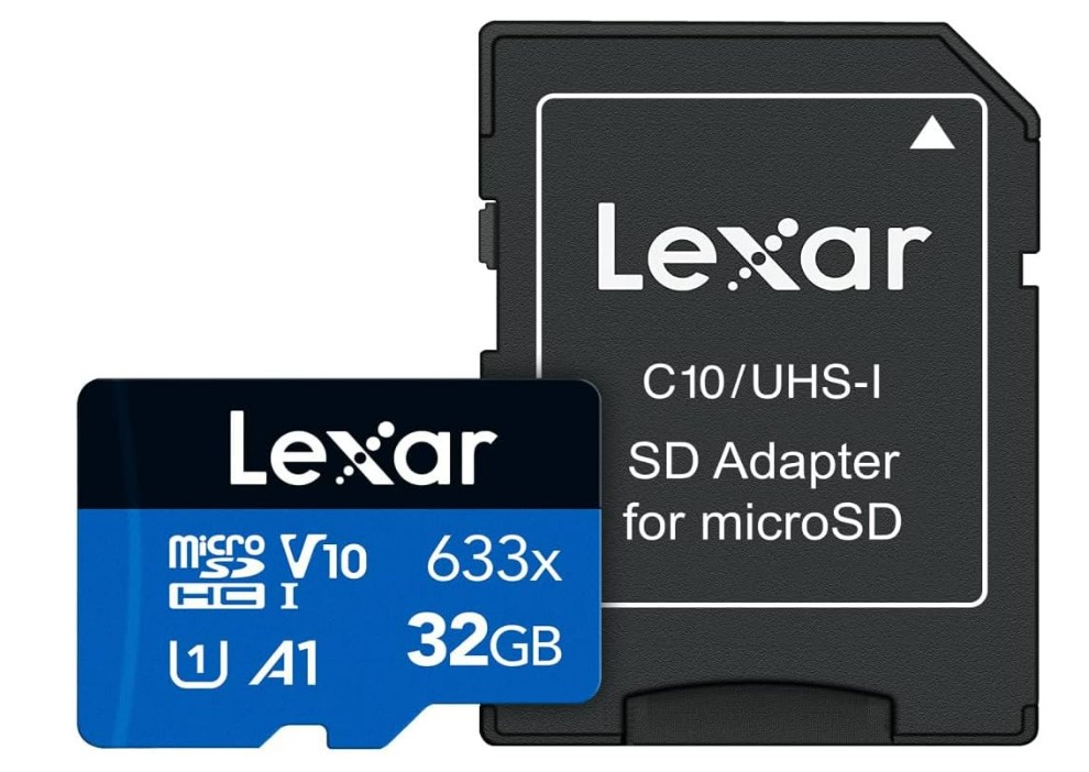 Lexar High-Performance 633x 32GB microSDHC™/ microSDXC™ UHS-I Card BLUE Series without adaptor