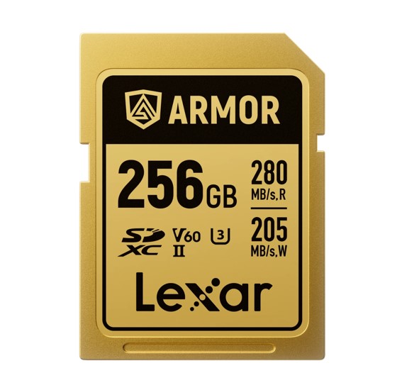 Lexar Professional ARMOR GOLD 256GB SDXC™ UHS-II Card