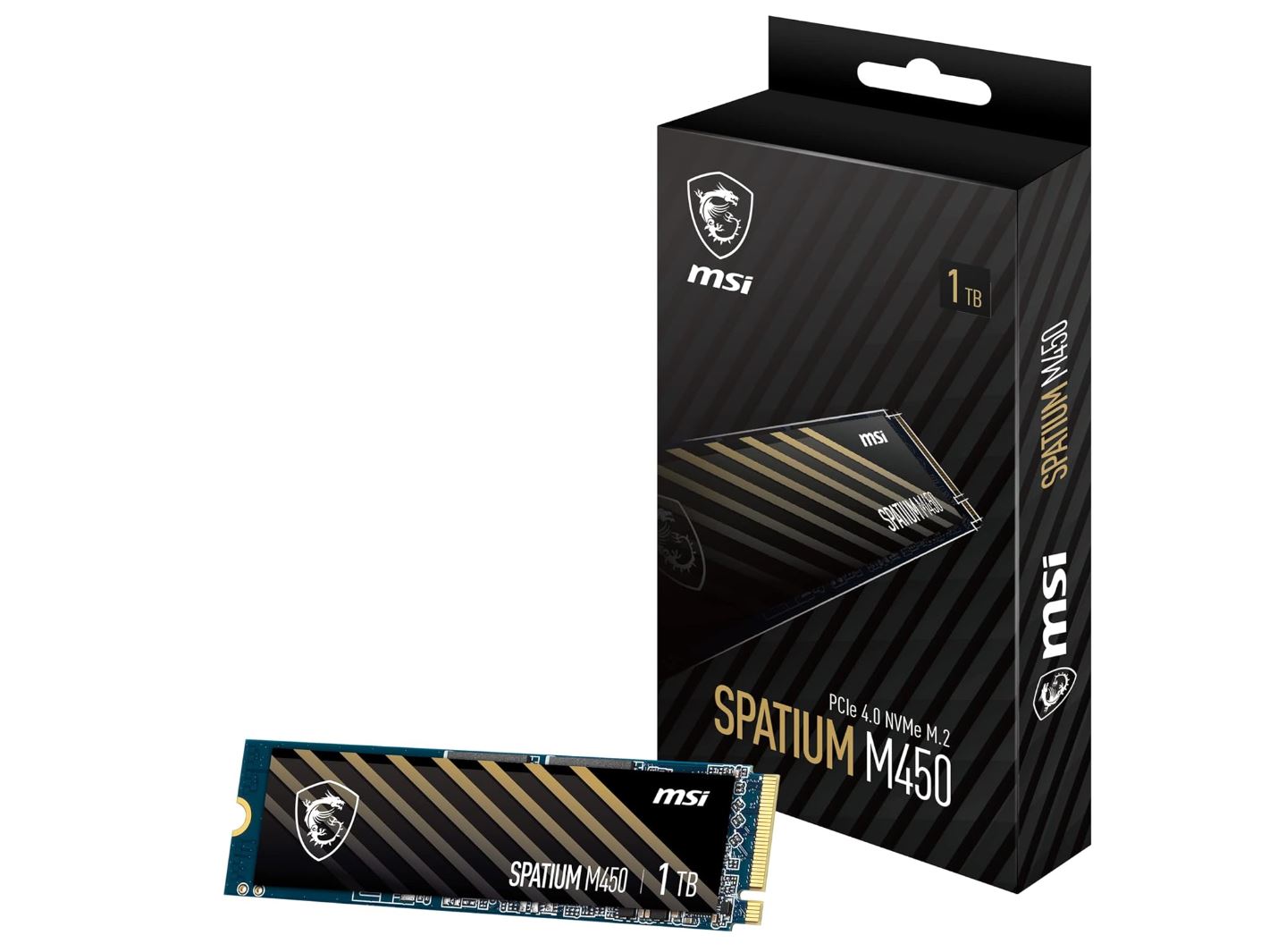 MSI SPATIUM M450 PCIe 4.0 NVMe M.2 1TB SSD