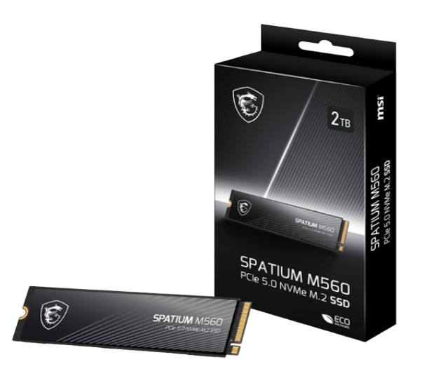 MSI SPATIUM M560 PCIe 5.0 NVMe M.2 2TB SSD