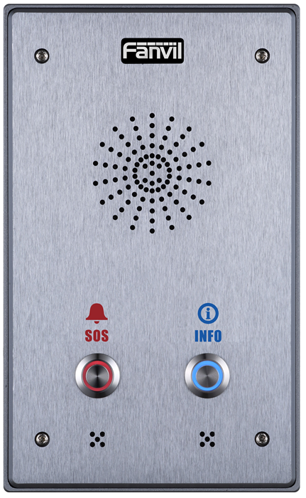 i12D 2 – FANVIL Audio Door Intercom – 2 SIP Lines