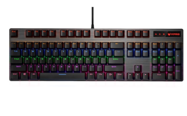 RAPOO V500 Pro Backlit Mechanical Gaming Keyboard - Spill Resistant