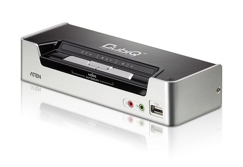 Aten Desktop KVMP Switch 2 Port Single Display HDMI w/ Dolby HD audio