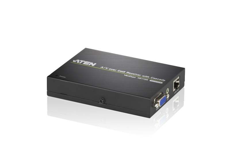 ATEN VE-172R A/V Over Cat 5 Receiver is compatible with ATEN MDS Standard Plus Solution (VS-1204T/VS-1208T
