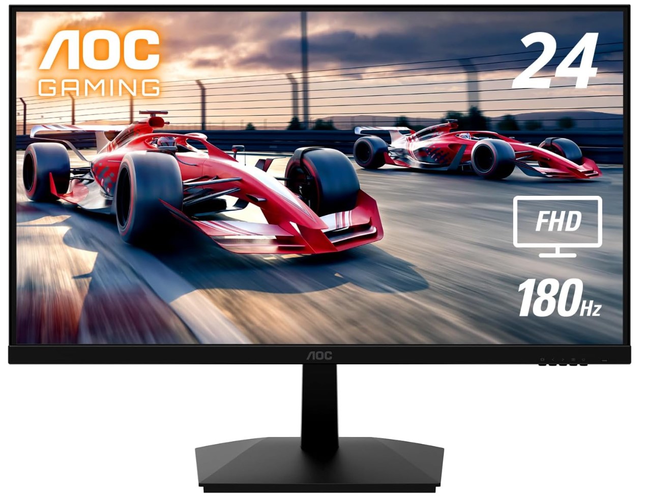 Experience an immersive gaming experience. The 23.8” VA panel display is equipped with HDR mode with 126% sRGB gamut