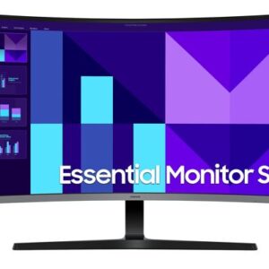 Samsung 32' S39GD FHD 100Hz Curved Monitor 1920x1080 4ms 16:9 1500R Tilt VESA VA HDMI D-Sub Headphone Flicker Free Eye Saver Mode Black – Samsung MNS-LS32D390GAEXXY 31.5'-Above Monitors Product Image