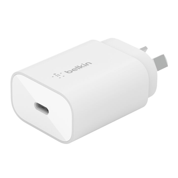 <h3>Belkin BoostCharge 25W USB-C PD 3.0 PPS Wall Charger - White (WCA004auWH)</h3>