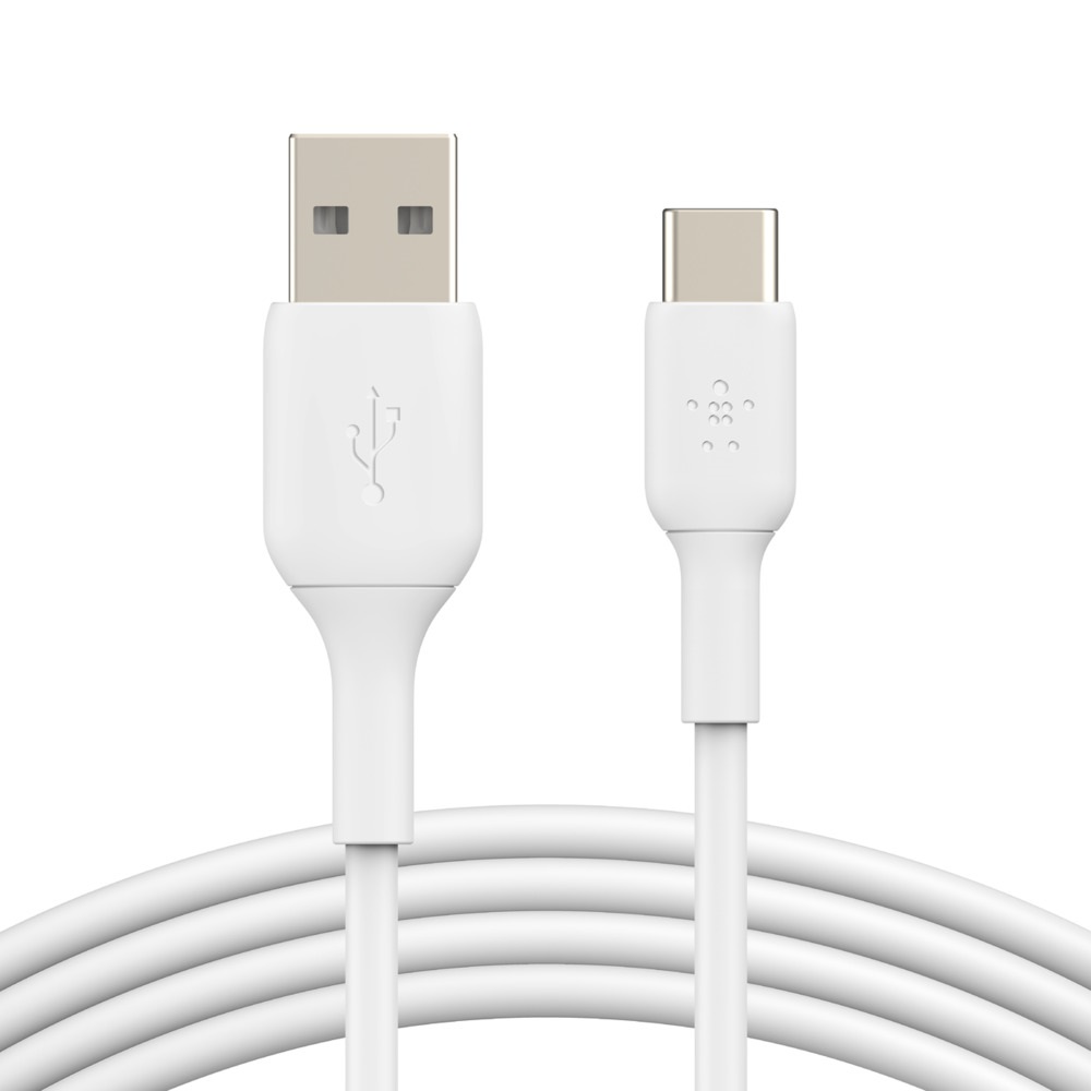 <h3>Belkin BoostCharge USB-C to USB-A Cable (2M) - White (CAB001bt2MWH)</h3>
