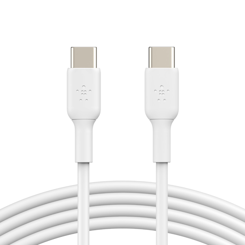 <h3>Belkin BoostCharge USB-C to USB-C Cable (1M) - White (CAB003bt1MWH)</h3>