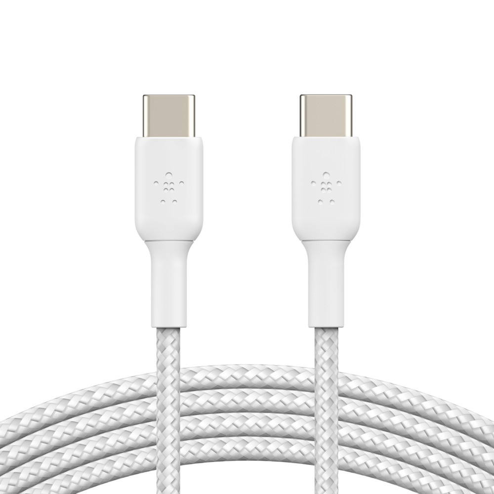<h>Belkin BoostCharge USB-C to USB-C Cable (1M) - White (CAB004bt1MWH)</h3>