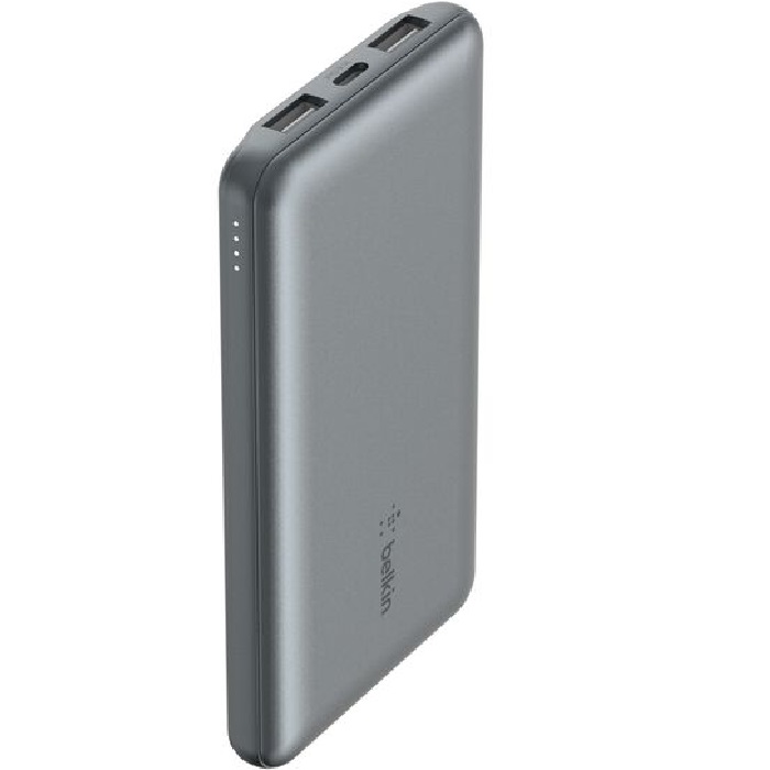 <h3>Belkin BoostCharge 10k mAh Power Bank (3 Port) - Space Grey (BPB011btGY)</h3>