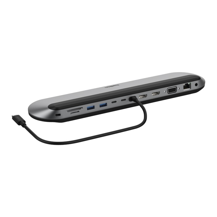<h3>Belkin Connect Universal USB-C 11-in-1 Pro Docking Station - Grey (INC014btSGY)</h3>