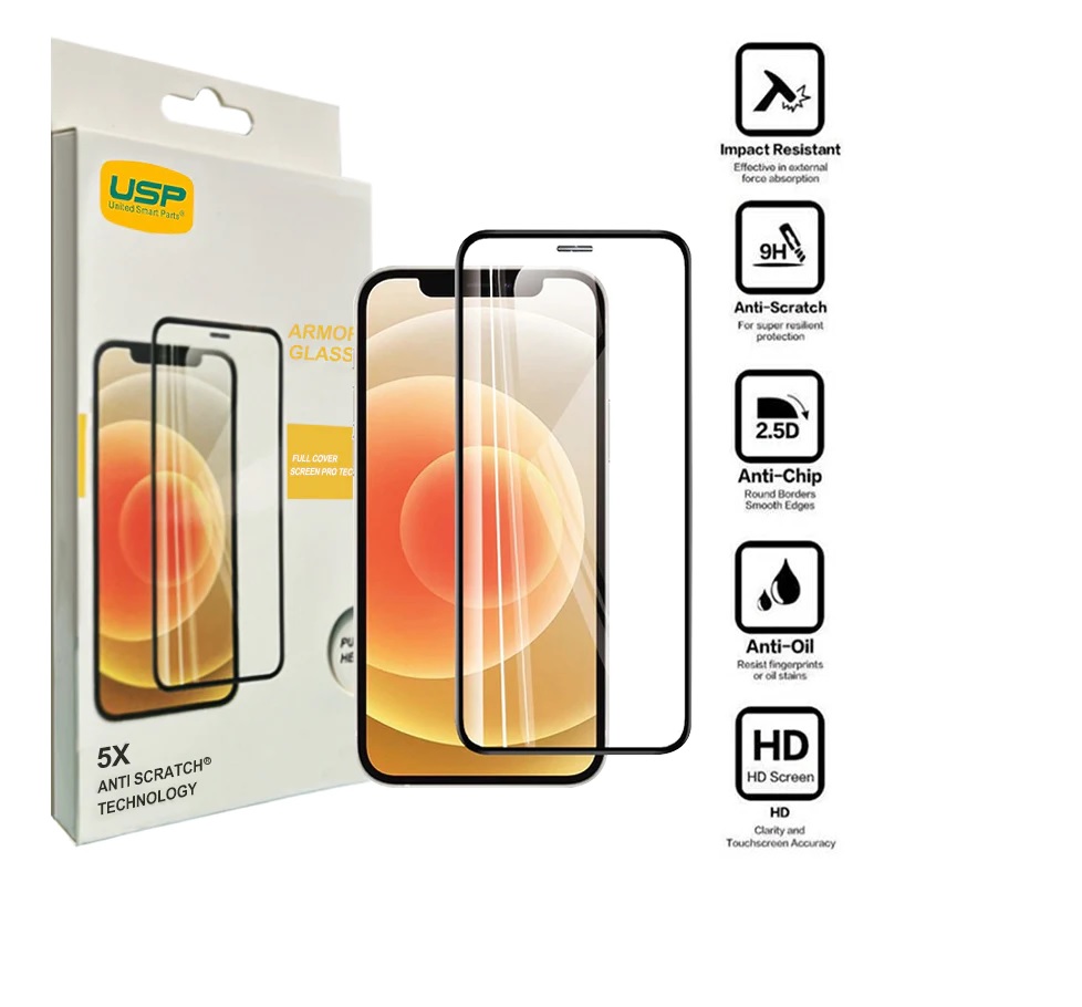 <h3>USP Apple iPhone 11 / iPhone XR Armor Glass Full Cover Screen Protector</h3>