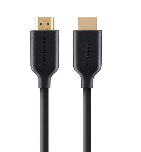 Belkin High Speed HDMI Cable With Ethernet 4K/Ultra HD Compatible (1M) - Black (F3Y021bt1M)