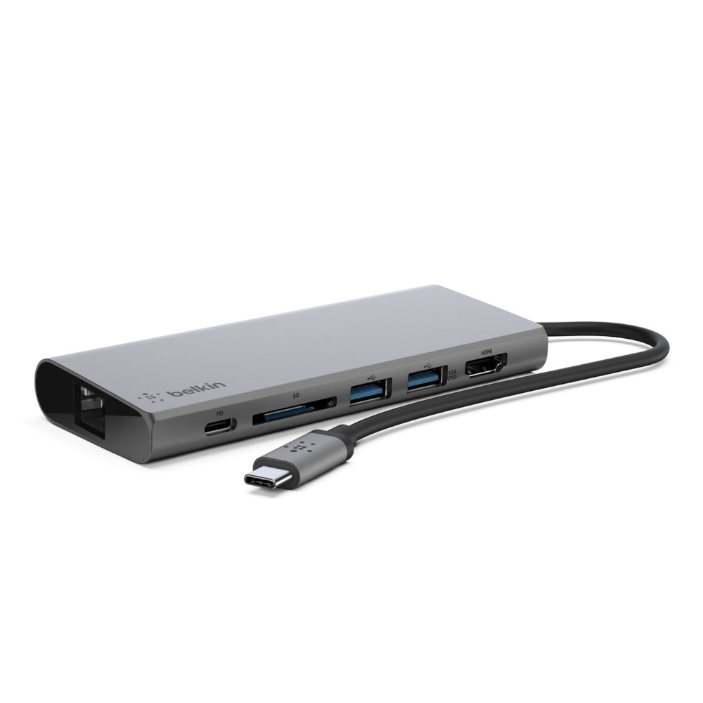 <H3>Belkin USB-C Multimedia Hub with 60W Power Delivery - (F4U092btSGY)</H3>