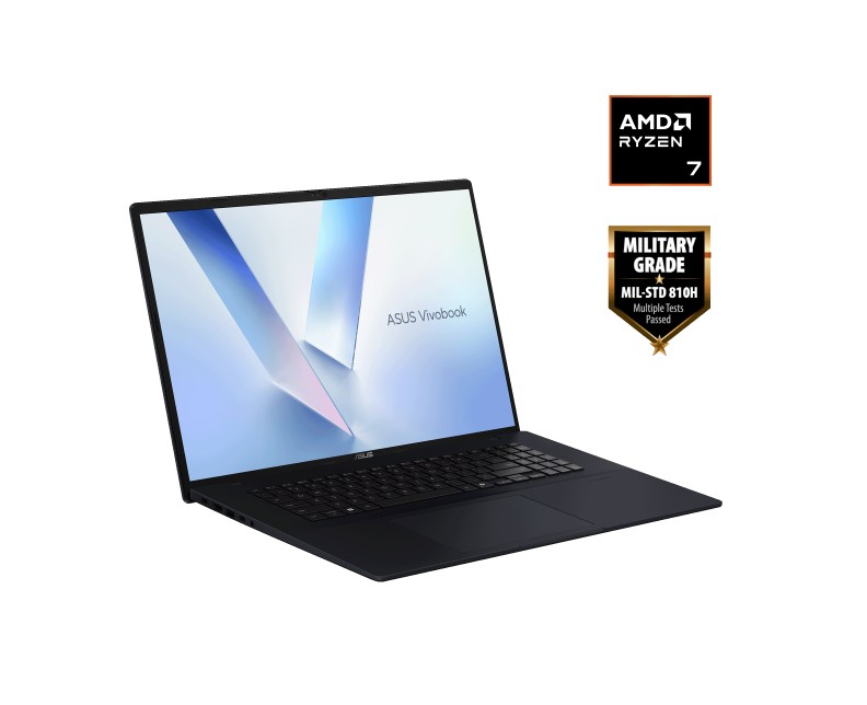 ASUS Vivobook 18 M1807HA-S8033W Laptop The ASUS Vivobook 18 is your ultimate tool for tackling any task with ease. Equipped with a powerful AMD Ryzen™ 7 260 processor and blazing-fast Wi-Fi 6. With 16 GB of RAM and a up to spacious 1 TB SSD