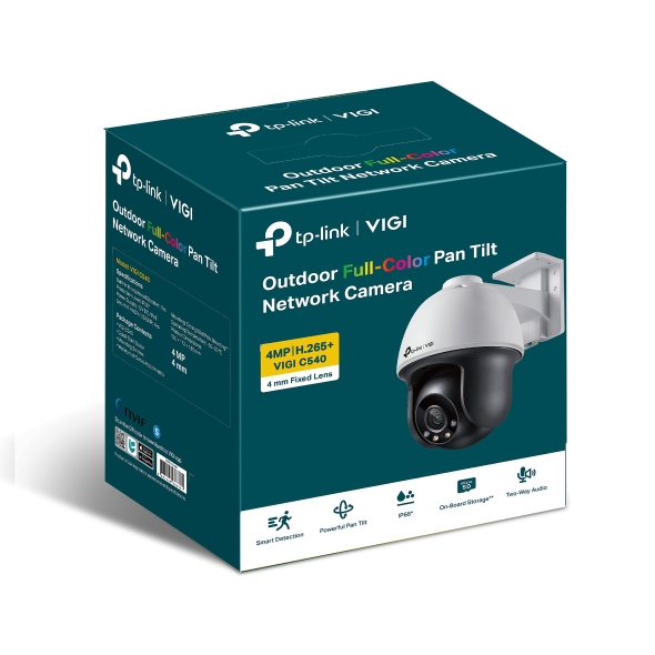 VIGI 4MP Outdoor Full-Colour Pan Tilt Network Camera