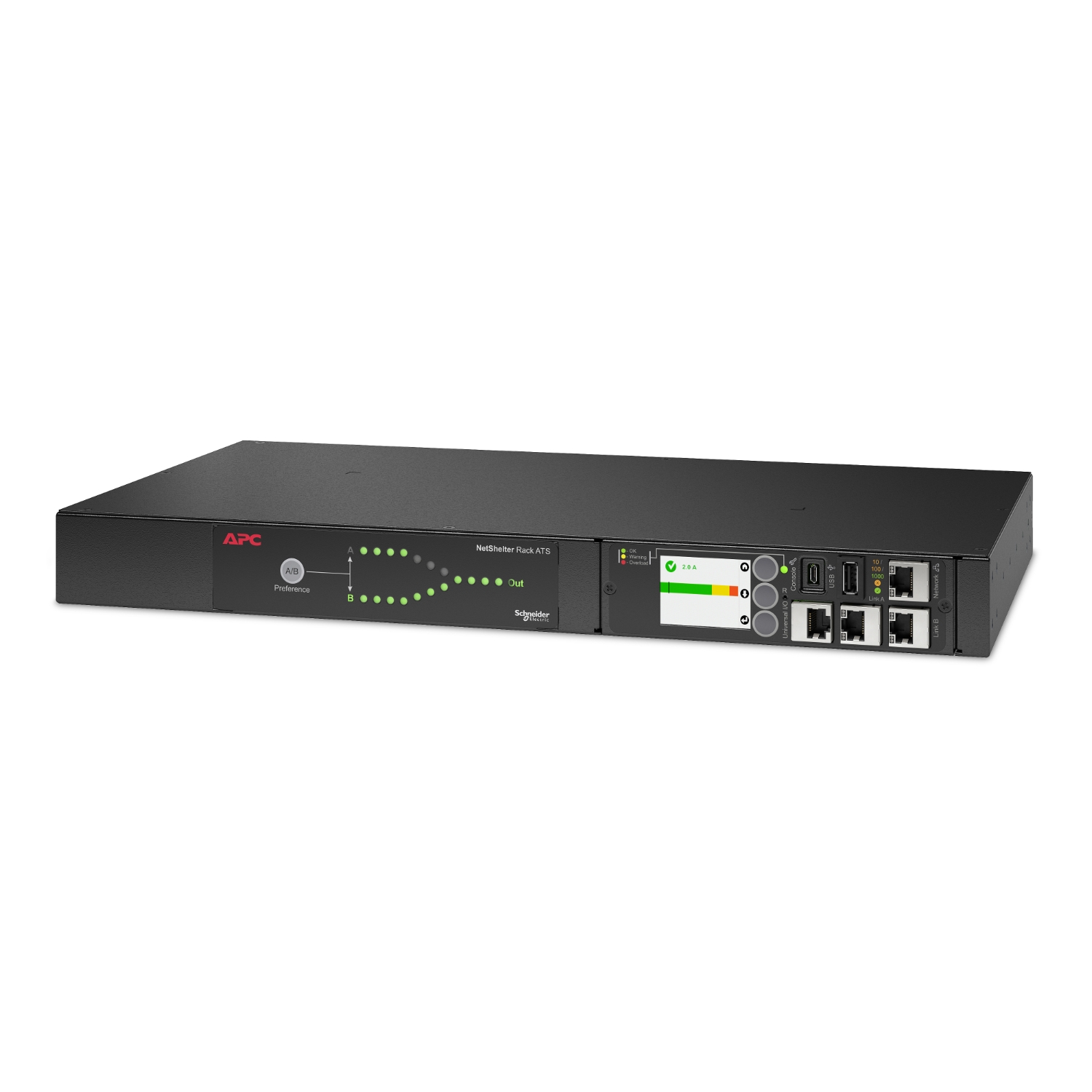 APC NetShelter Rack Automatic Transfer Switch