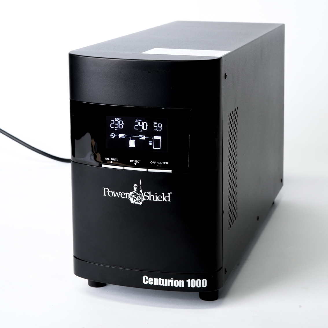 The PowerShield Centurion UPS provides a permanent backup power solution for sensitive devices such as medical equipment and internet routers.