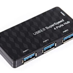 Astrotek 4 Port USB HUB 3x USB + 1x Micro USB with 5V 2.5A Power Adaptor
