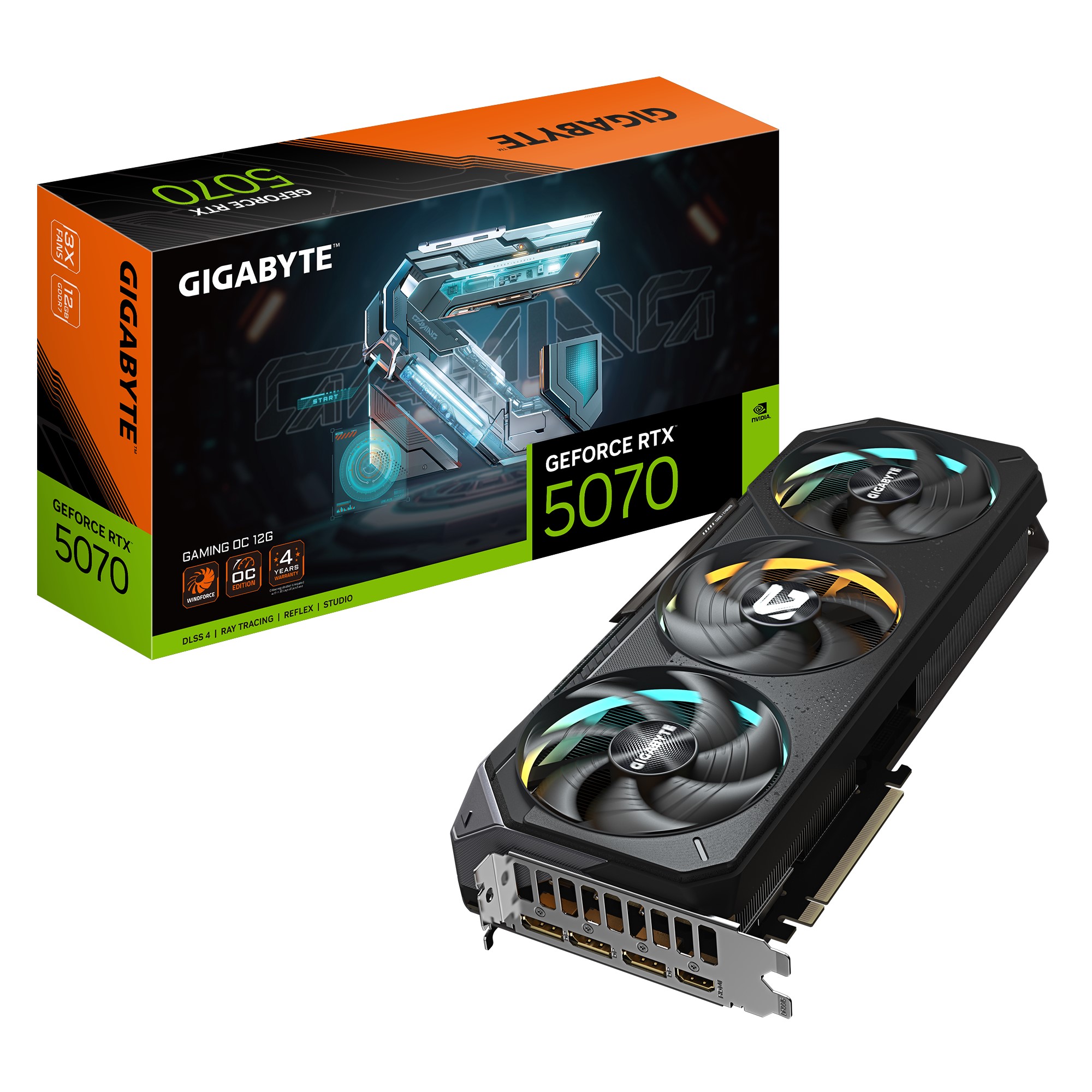 Gigabyte GeForce RTX™ 5070 GAMING OC 12G