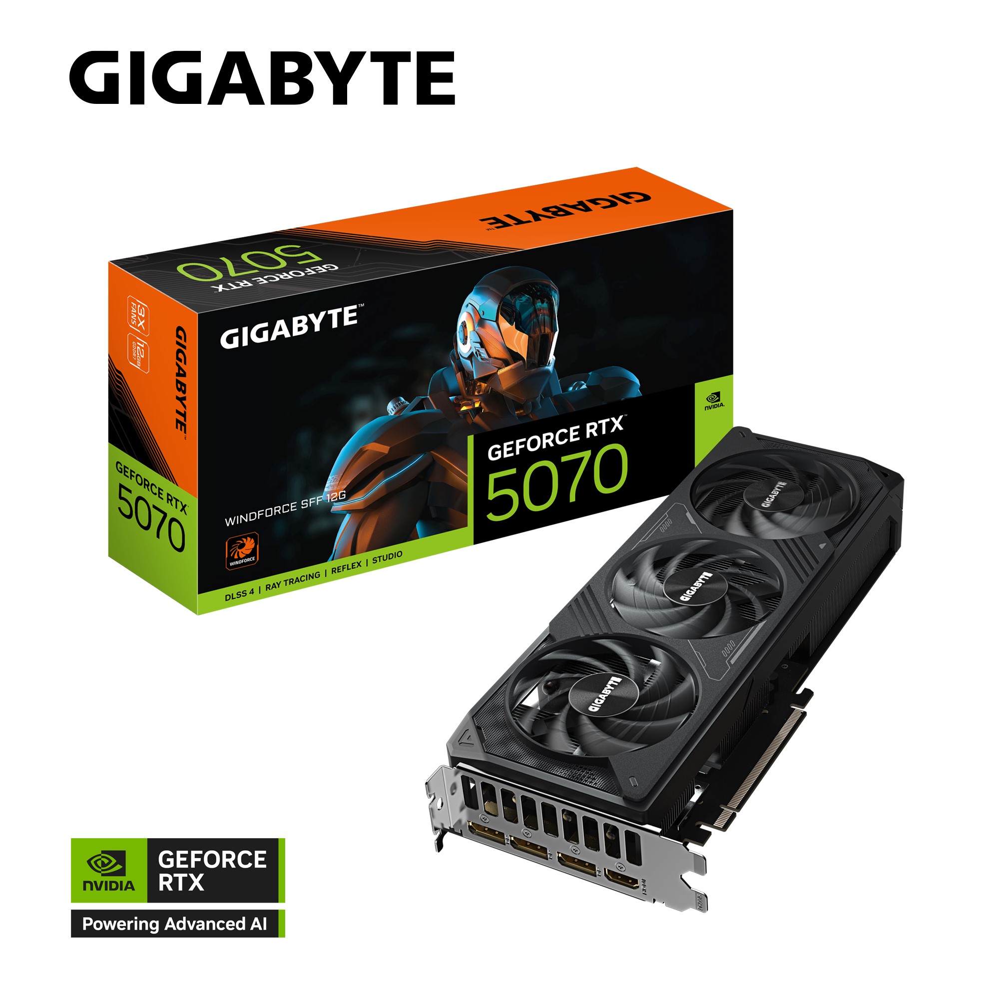 Gigabyte GeForce RTX™ 5070 WINDFORCE SFF 12G
