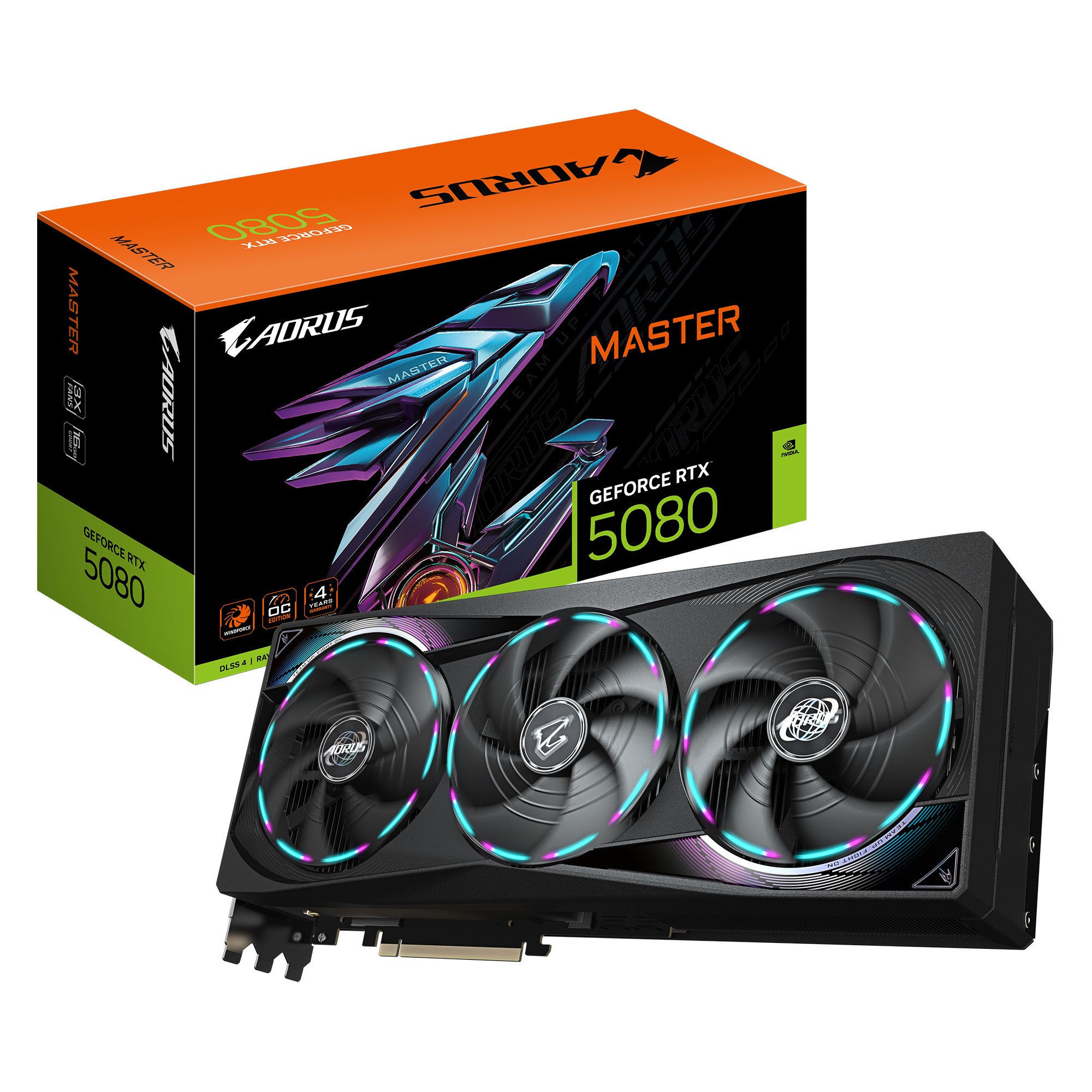 Gigabyte AORUS GeForce RTX™ 5080 MASTER 16G