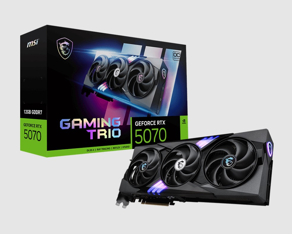 MSI nVidia GeForce RTX™ 5070 12G GAMING TRIO OC