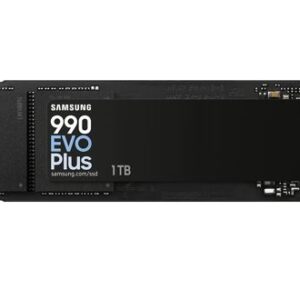 Samsung 990 EVO Plus 1TB PCIe Gen5 NVMe SSD 7150MB/s 6300MB/s R/W 850K/1350K IOPS 600TBW 1.5M hrs V-NAND TLC AES 256-bit Encryption 5yr wty