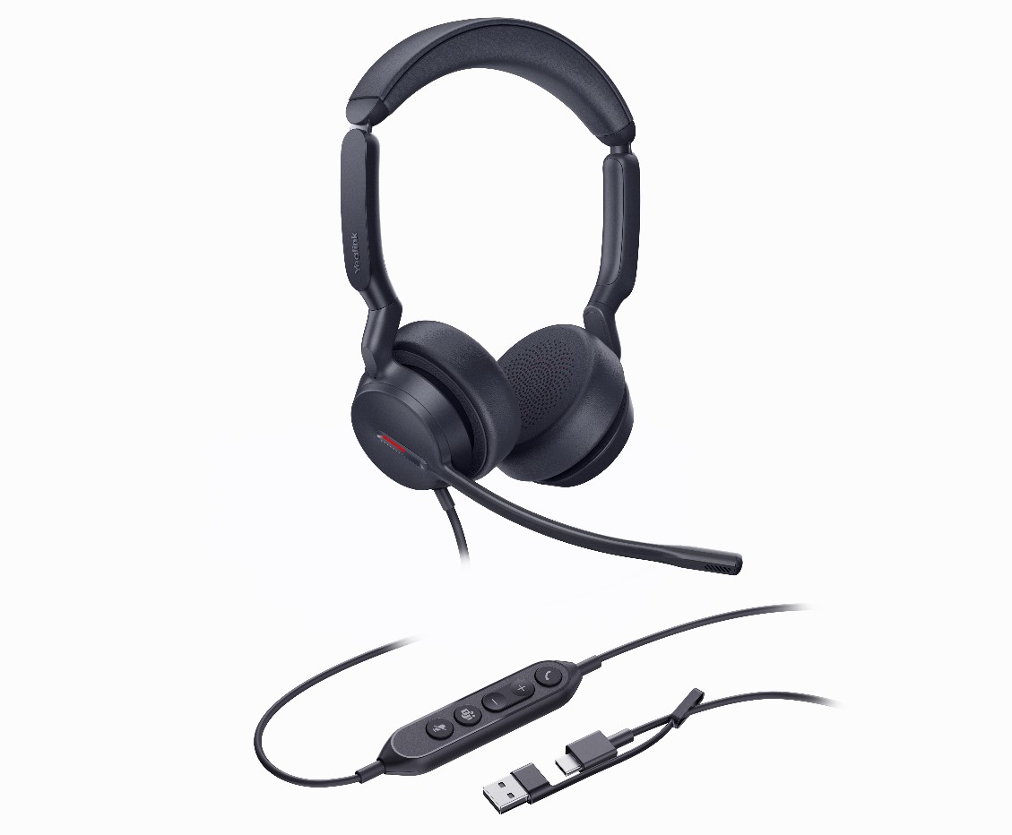 <h1>Yealink UH44 Dual Teams USB-C/A Microsoft  Certified  Teams  USB  Wired  Headset </h1>
