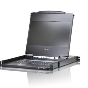 The CL6700 features an integrated 17.3" LED-backlit LCD panel