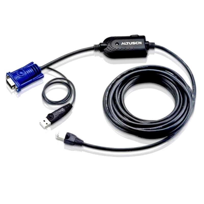 The most cost effective choice for installations with less than 4.5m between server and switch!