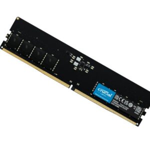Crucial 32GB (1x32GB) DDR5 UDIMM 4800MHz CL40 Desktop PC Memory – Micron (Crucial) MECD5-1X32G48 DDR5 UDIMM (Desktop) Product Image