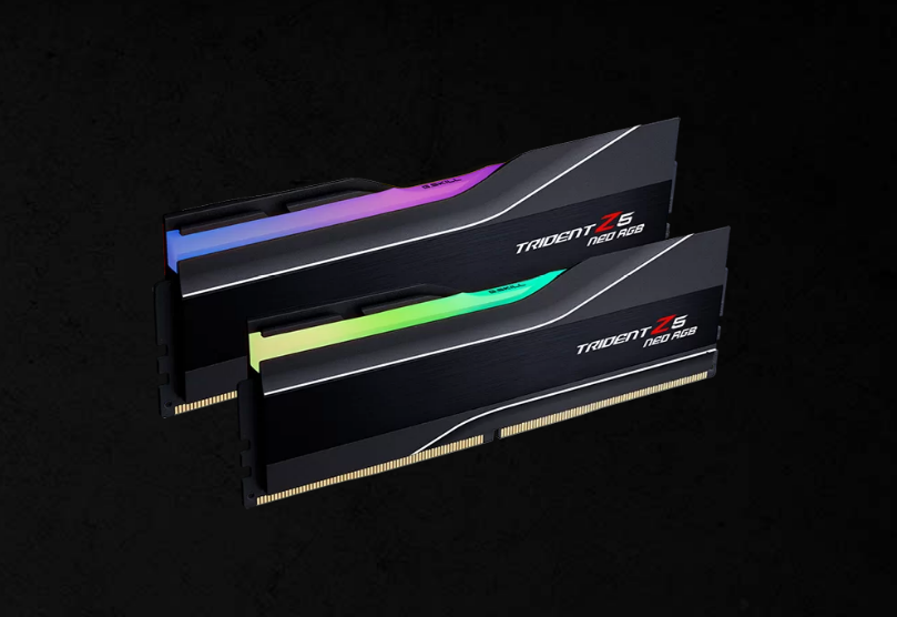 G.SKILL F5-6000J2636H32GX2-TZ5NR  64GB (2 x 32GB)/ AMD EXPO/ DDR5 6000tm/s/ Timings 26-36-36-96 Heatsink/ Voltage1.45v/ TZ5 Neo RGB