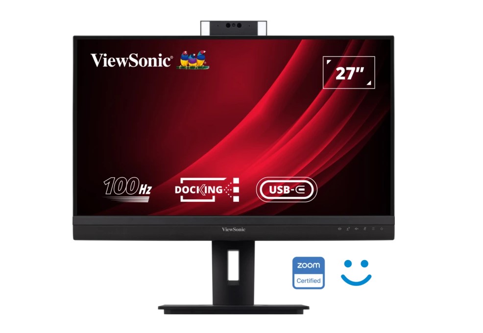 The VG2757V-2K is a 27” QHD videoconferencing monitor featuring Windows Hello compatibility. It boasts a Zoom® Certified QHD pop-up webcam that delivers exceptional audiovisuals and discreetly hides away for privacy when not in use. With Windows Hello