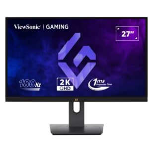ViewSonic 27'  2560 x 1440 2K QHD 180hz 1ms AMD Freesync HDMI 2.0 x2 DisplayPort x 1 Gaming Monitor – ViewSonic MNV-VX2758A-2K-PRO-4 27'-31' Monitors Product Image